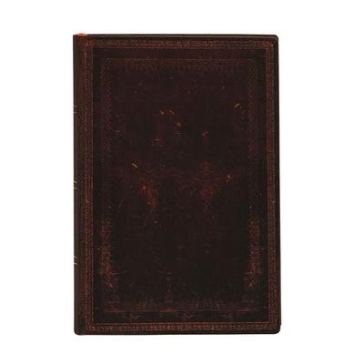 Softcover Notizbuch Schwarzes Marokkoleder Schlicht, Mini, Liniert, Taschenbuch von Paperblanks, Paperblanks, 978-1-4397-5334-7