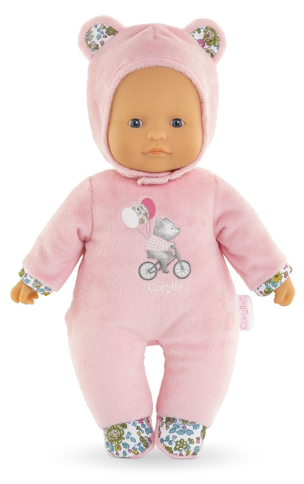 Corolle My Doudou Pti' Coeur Ours Rose - Knuffel voor baby's met vanillegeur - 30 cm