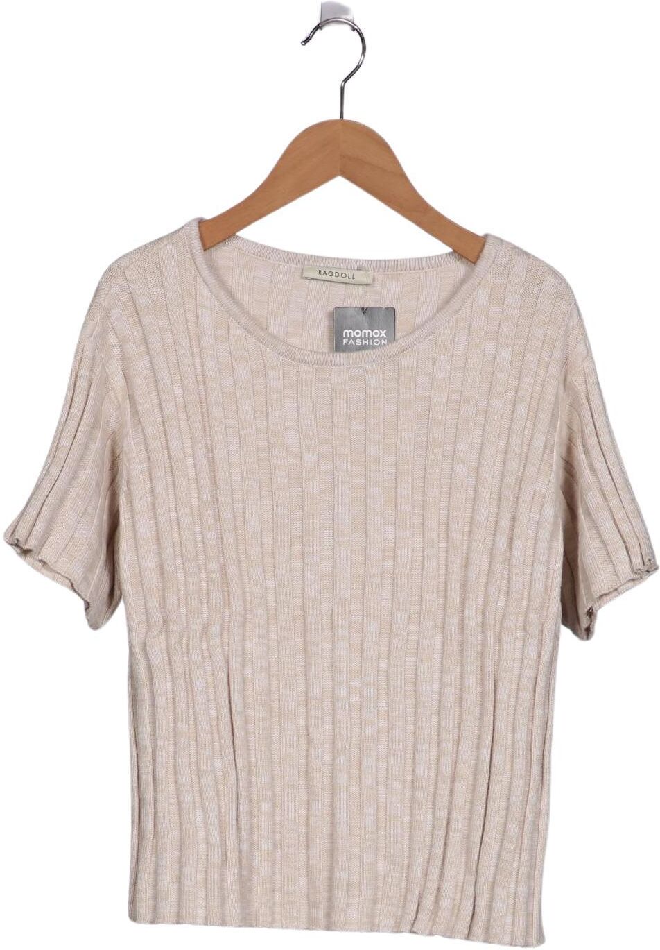 Ragdoll LOS Angeles Damen Pullover, Beige, Gr. M, Baumwolle / Viskose - Second Hand