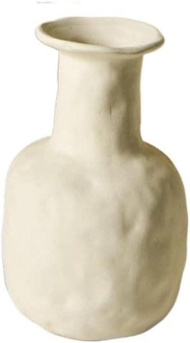 Elegante witte keramische vaas voor woonkamerdecoratie