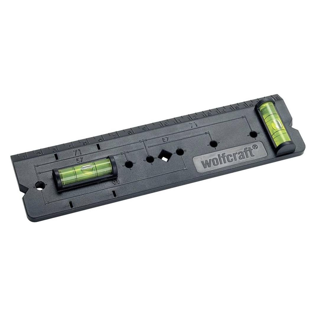 wolfcraft 1 Schablone für Hohlwanddosen (4050000)