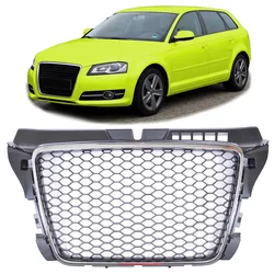 Kühlergrill Chrom & Schwarz passend für Audi A3 8P 2008-2012