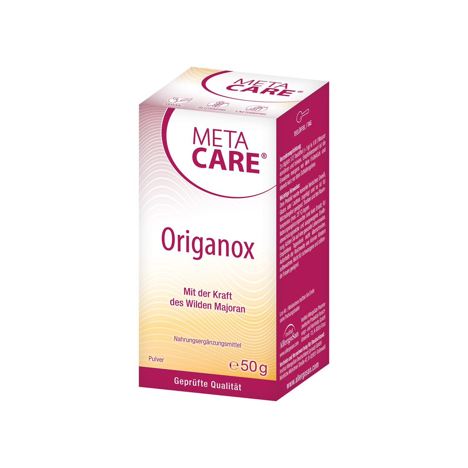 Meta-Care Origanox Pulver 50 g