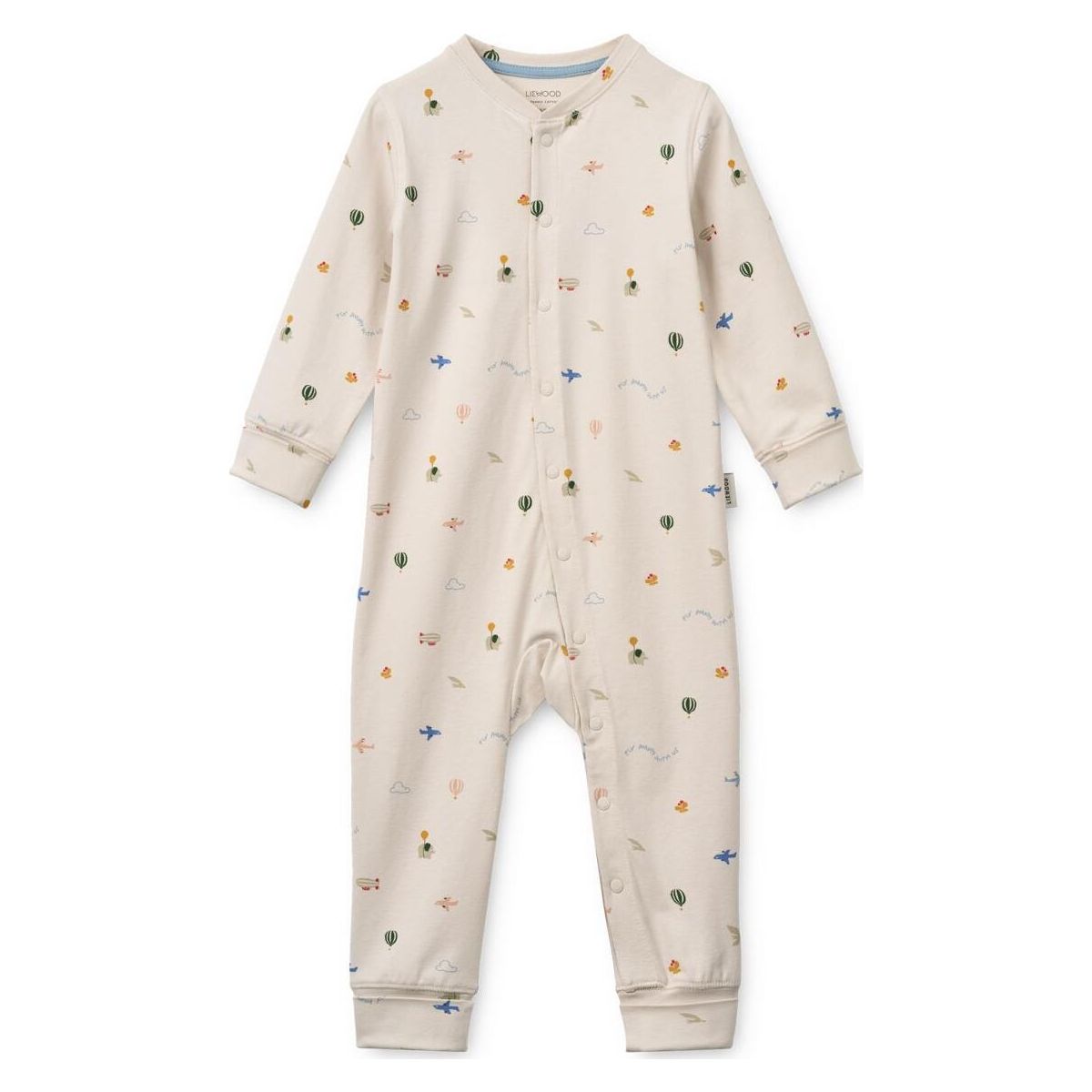 Liewood Birk Grow Printed Pyjamas Jumpsuit flying / sandy (2919) 50/56 LW20983-2919-50/56-CU