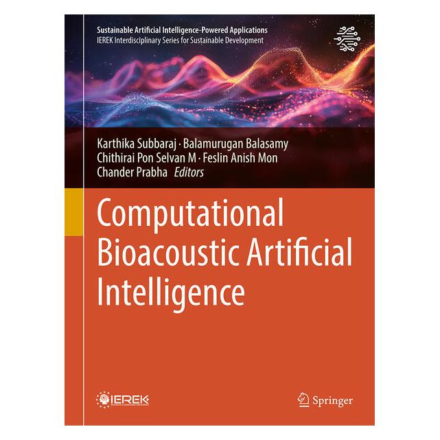 Springer Computational Bioacoustic Artificial intelligence (Englisch, Hardcover, Balamurugan Balusamy, CHITHIRAI PON Selvan) (62626405)