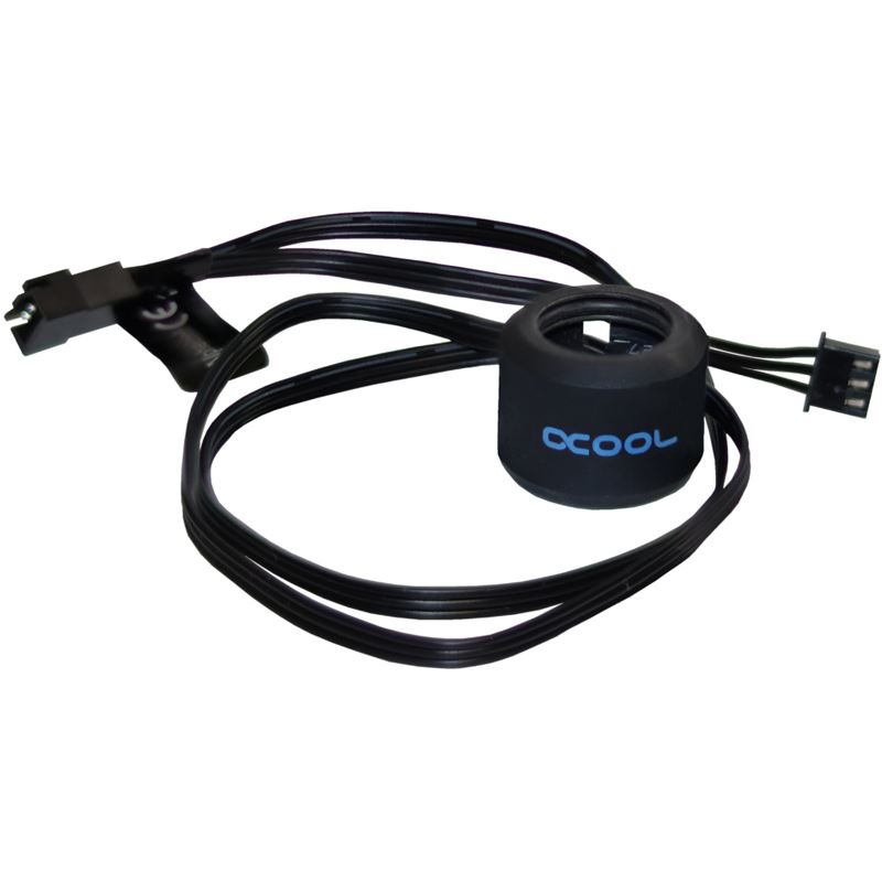 Alphacool Aurora HardTube LED Ring 16mm Digital RGB, tiefschwarz