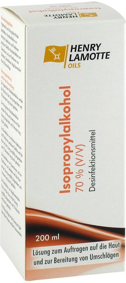 Isopropylalkohol 70% V/v Henry Lamotte 200ml