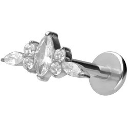 Titan Labret mit Innengewinde DESIGN