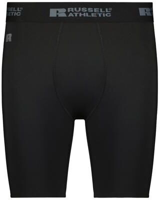 Russell Athletic R24CPM Compression Shorts in Black size XL   Polyester/Spandex Blend