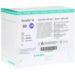 Venofix A Venenpunktionsb.23 G 0,65x19mm 50 St