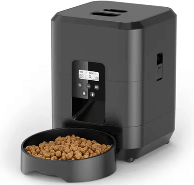 Inspire Picks 2L Smart Automatic Pet Feeder USB Timed Food Dispenser For Cats & Dogs black