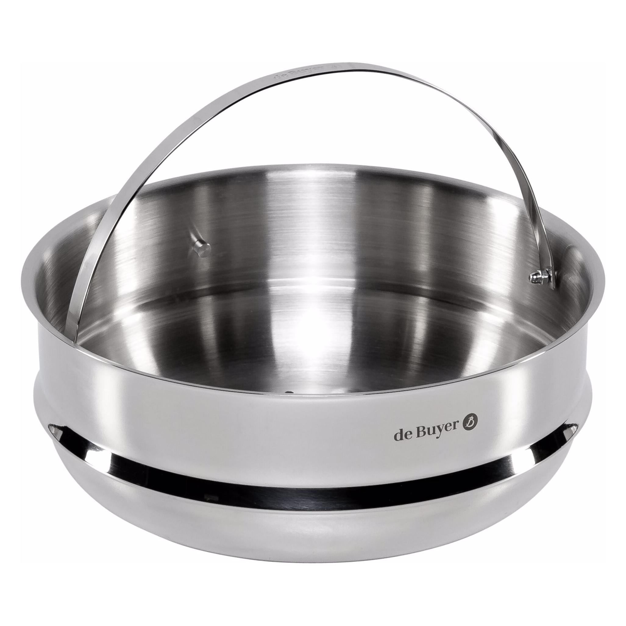 de Buyer Dampfeinsatz Edelstahl für Kasserolle (24 cm, Metall) (DB3675-24)