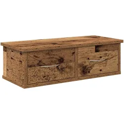 vidaXL Wandschrank Altholz-Optik 60x26x18,5 cm Holzwerkstoff