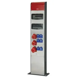 PCE 9082001 Energiesäule Stahl PILA BV 32/5 2x16/5 6xSSD 2x9218 E IP54