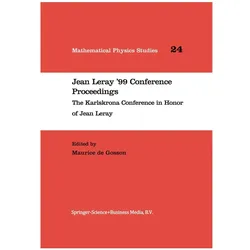 Jean Leray ’99 Conference Proceedings, Fachbücher von Maurice Gosson