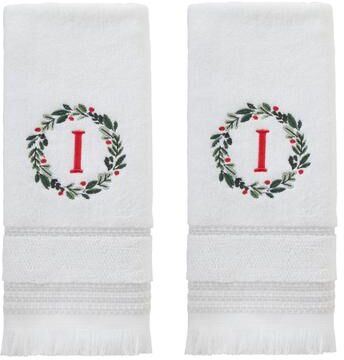 SKL Home Wreath Monogram Hand Towel (2-Pack)