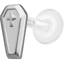 PTFE Labret mit Innengewinde + Titan-Aufsatz SARG