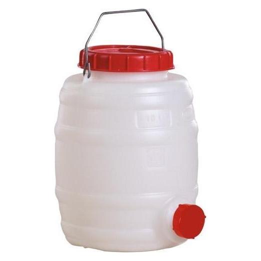 Graf Fass 10 l PE weiss 1 Tragebügel Einfüllöffnung-Ø 120 mm (825050)