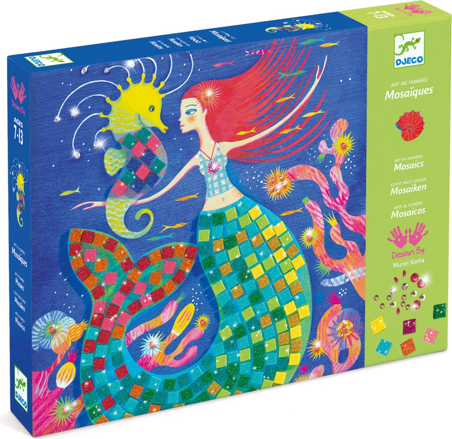 Djeco Creatief mozaïekspel Sirenen