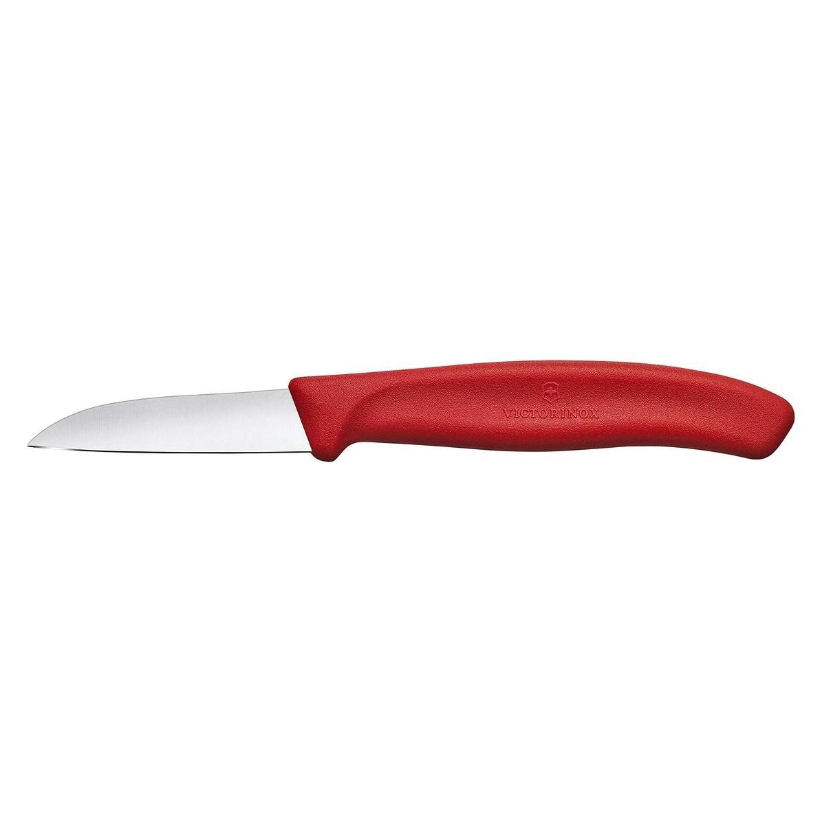 Victorinox Swiss Classic, Gemüsemesser, 6cm, gerader Schliff, rot (6 cm) (47474682)