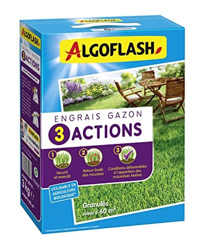 Algoflash plantenmeststof met 3 werkingen, 3 kg