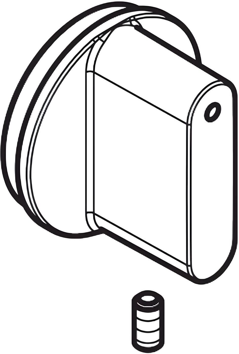 Hansgrohe replacement handle for ShowerSelect mixer 92350000