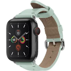 Native Union Apple Watch Strap Classic Leather Sage 40mm