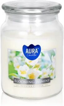 BISPOL Premium Line Blooming Jasmine vela perfumada 500 g. Premium Line Blooming Jasmine