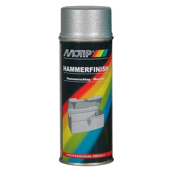 Motip Hammerlak spray sølv 400ml. (04013)