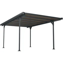 Palram-Canopia Carport "Verona" 5000,anthrazit,500 x 218 x 297 cm (L x B x H)