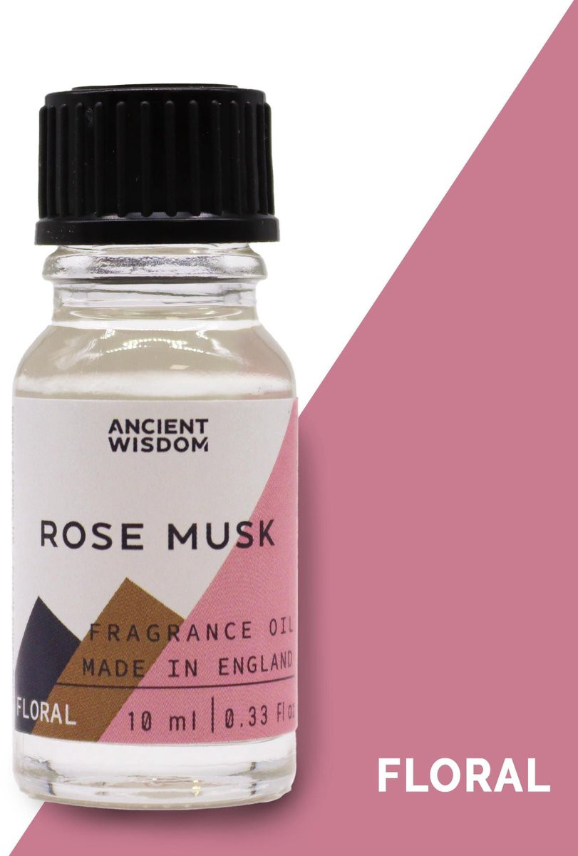 Geurolie voor Aroma Diffuser - Roos Musk - 10ml - Geurverspreider