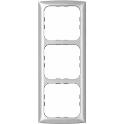 Inprojal System 10.000 Dreifachrahmen Softline matt strukturiert silber
