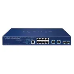 Planet MGS-6311-10T2X (10 Ports), Netzwerk Switch, Blau