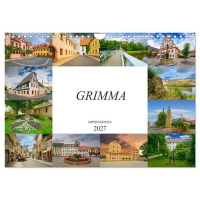 Grimma Impressionen (Wandkalender 2027 DIN A4 quer), CALVENDO Monatskalender