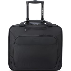 Delsey-Paris Business-Trolley Parvis Plus, 30 Liter, 2 Rollen, Weichschale, schwarz, mit Laptopfach bis 17,3 Zoll