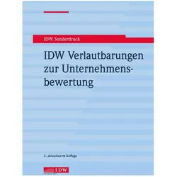 Verlautbarungen zur Unternehmensbewertung, Fachbücher von Institut der Wirtschaftsprüfer in Deutschland e.V.