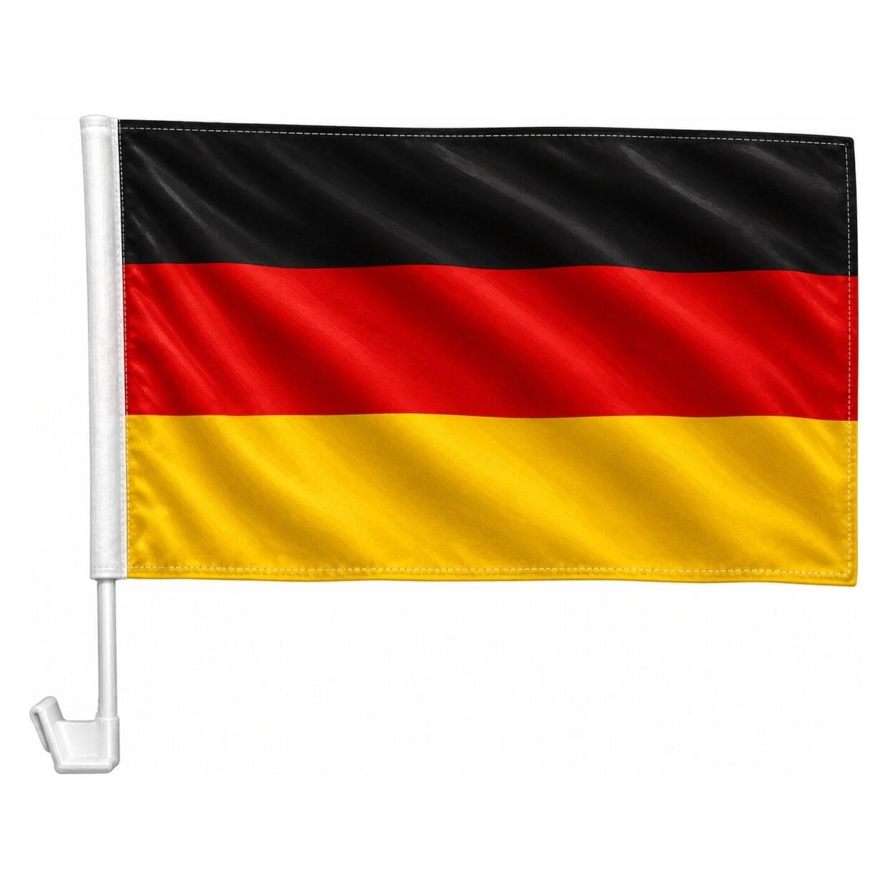 trends4cents Autoflagge Deutschland 30 x 40 cm Auto Flagge Fahne Autofahne Fensterflagge Fanfahne (30 x 40 cm) (32205209)