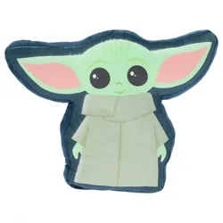 COFI 1453 Star Wars Grogu Kissen Formkissen Dekokissen und Kuschelkissen