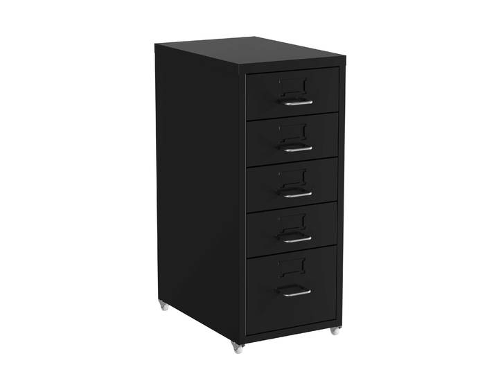 Korpus CUBIX 5 Schubladen schwarz