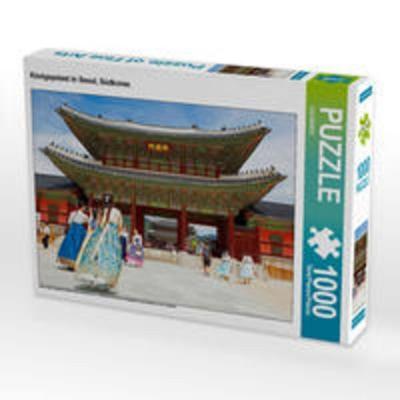 CALVENDO Puzzle Königspalast in Seoul, Südkorea. | 1000 Teile Lege-Größe 64x48cm Foto-Puzzle für glückliche Stunden