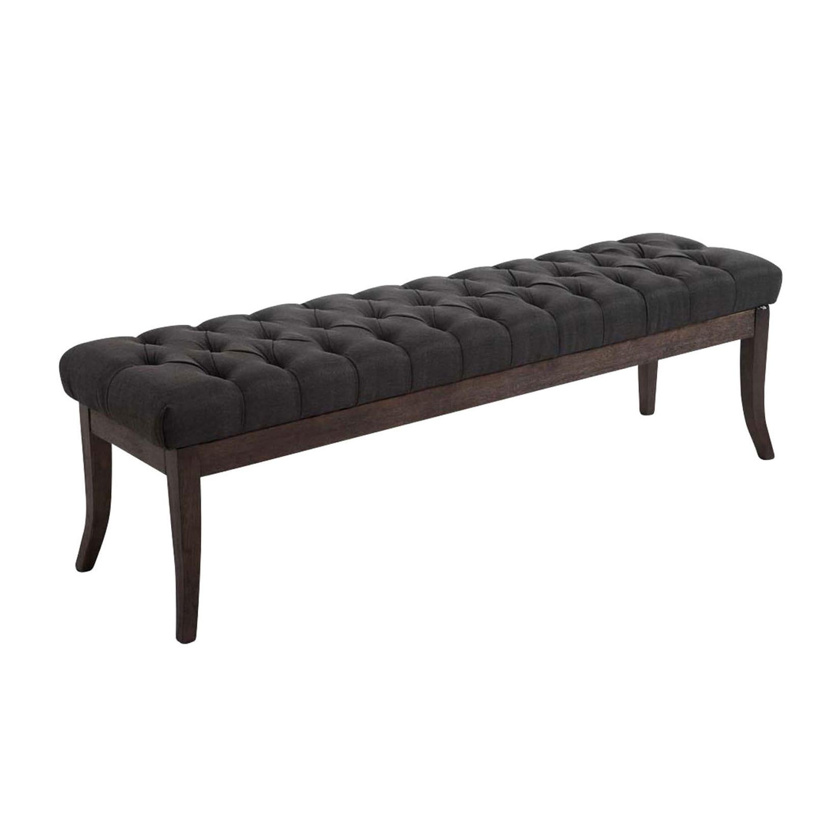 CLP Sitzbank Ramses Stoff antik-dunkel 150 Farbe: dunkelgrau, Größe: 150 cm