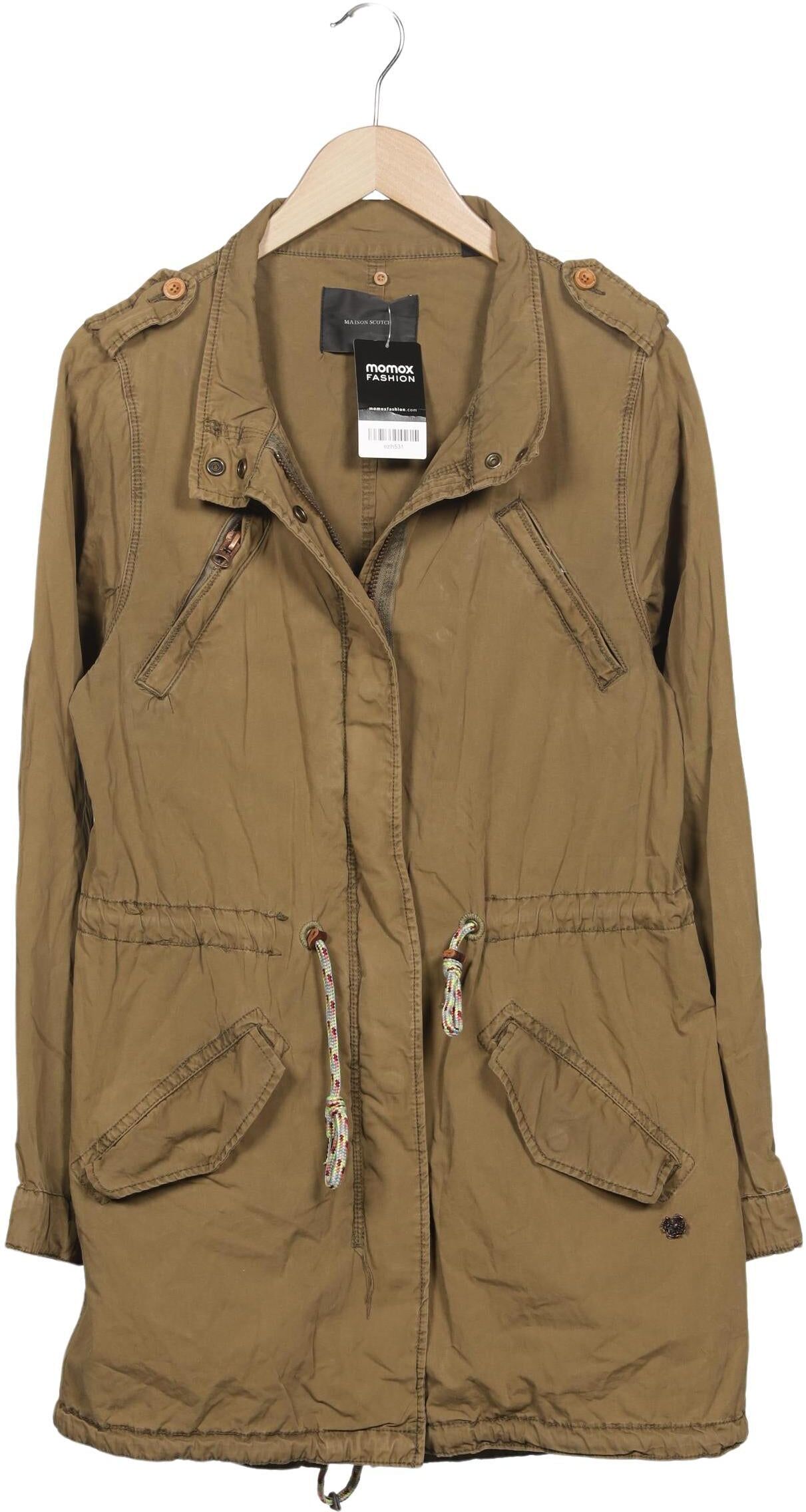 Maison Scotch Damen Mantel, Braun, Gr. EU 40 (Maison Scotch 3), Baumwolle - Second Hand