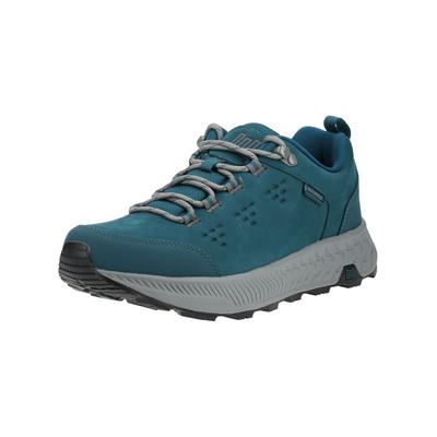 Trekkingschuh WALDLÄUFER "Waldläufer Wanderschuhe Nubukleder", Damen, Gr. 39, blau (türkis), Nubukleder, Schuhe Trekkingschuh