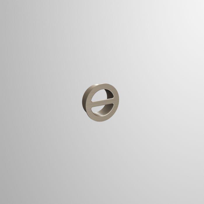 Alape Überlaufrosette 8321000330 platin matt, 36x36x14mm