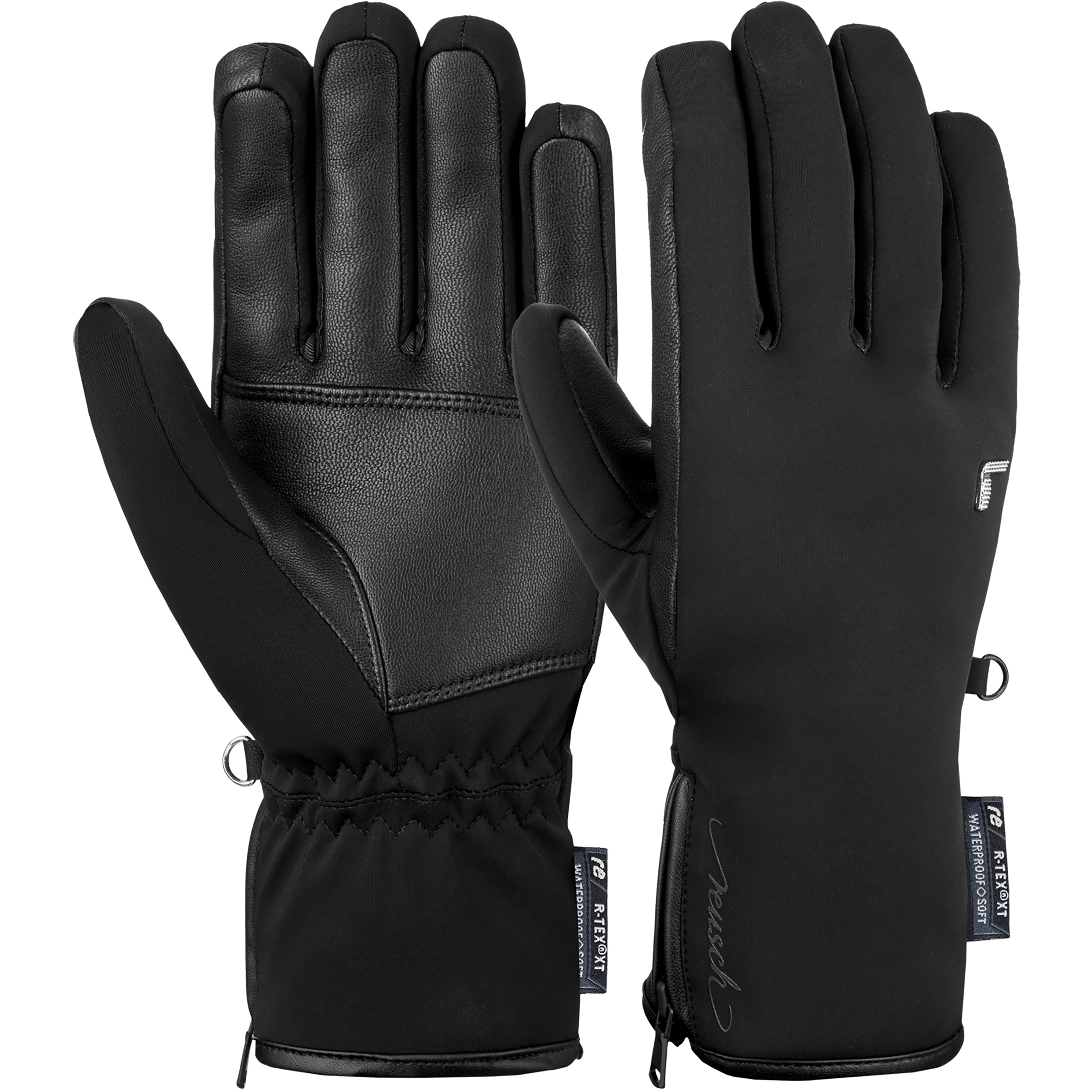 Reusch Tiffany R-Tex XT Damen Skihandschuhe schwarz Größe 7 Skifahren Elastisch Wasserabweisend