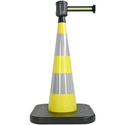 Viso, Verkehrstechnik, RCX104BYB PVC Orange Kegel zu festen-Gurt S/G/S O x H 90 mm 1000