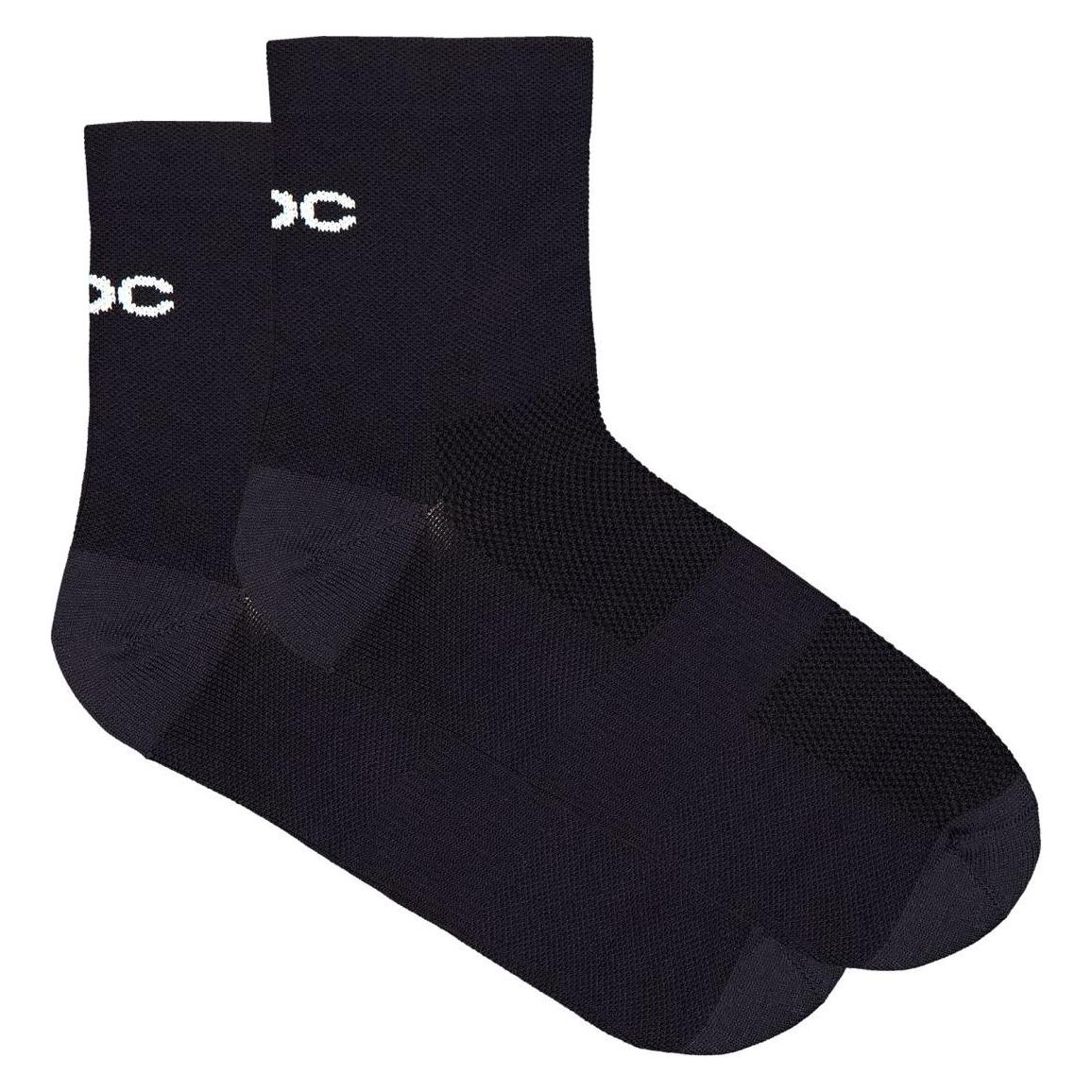 Poc Skarpety rowerowe Cadence Road Short Socks czarny (43 - 45) (969644)