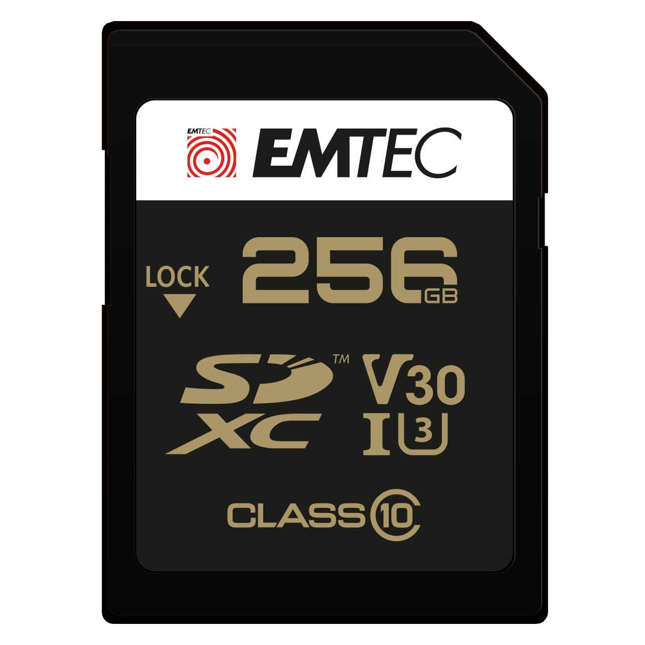 Emtec SD 256GB UHS-I U3 SpeedIN (256 GB, SDXC, U3, UHS-I) (ECMSD256GXC10SP)