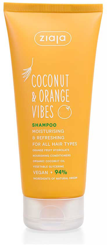 Ziaja Coconut & Orange Vibes shampooing hydratant et rafraîchissant 200 ml