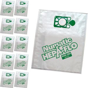 Numatic Numatic Staubsaugerbeutel Hepa-Flo NVM-2BH, 604016, für Staubsauger  350, Charles & George, 10 Stück